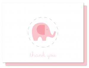 baby thank you cards