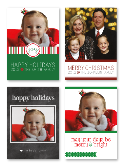 printable holiday photo cards | madebycristinamarie.com